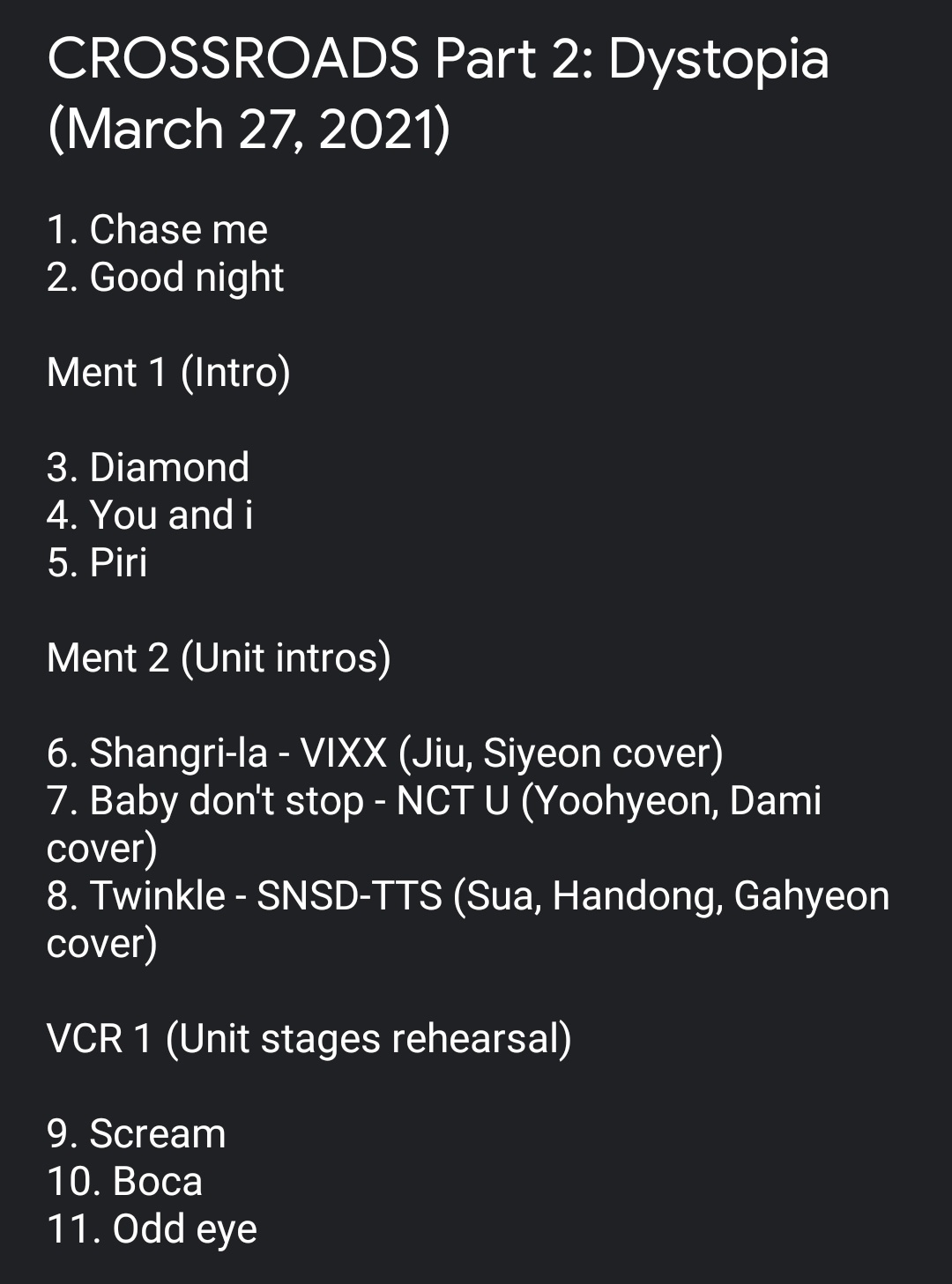 najnaj on Twitter "Dreamcatcher Concert CROSSROADS Part 2 Dystopia