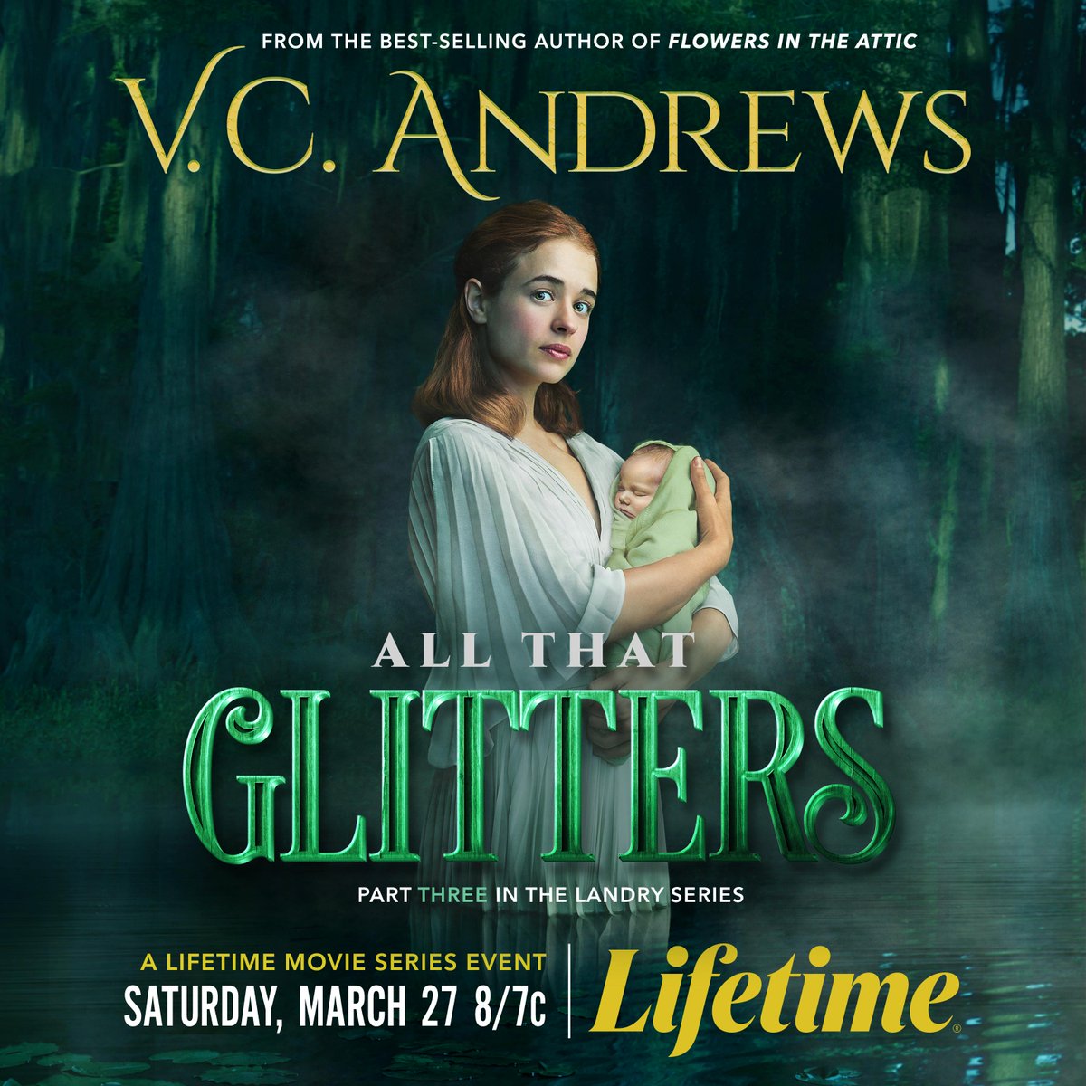 🌟Watch tonight <a href="/lifetimetv/">Lifetime</a> 8pm Premiere Movie #AllThatGlitters #VCAndrewsAllThatGlitters w/ <a href="/RaechelleBanno/">Raechelle Banno</a> <a href="/kristianalfonso/">Kristian Alfonso</a> <a href="/karinabanno/">Karina Banno</a> #SamDuke @Only1CrystalFox <a href="/TyWood12/">Ty Wood</a> <a href="/ChadWillettActs/">PlainBelly</a> About: bit.ly/3vNeFmb