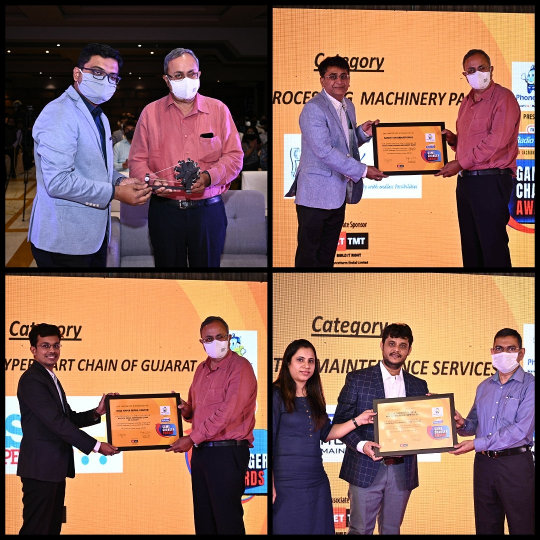 Attended the felicitation ceremony of Radio City Game Changer Awards 
#radiocity #Gujarat #Ahmedabad
