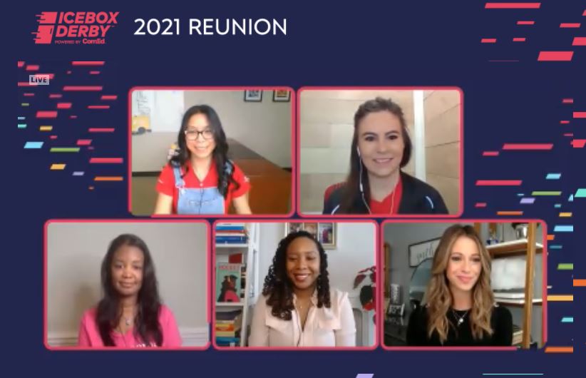 PaulJElsberg's tweet image. This morning @CherylScottWX @MalikaGrayson and @STEMGemsBook's Stephanie Espy are inspiring young women to follow their passion in STEM. It's @ComEd's Icebox Derby reunion for #WomensHistoryMonth.