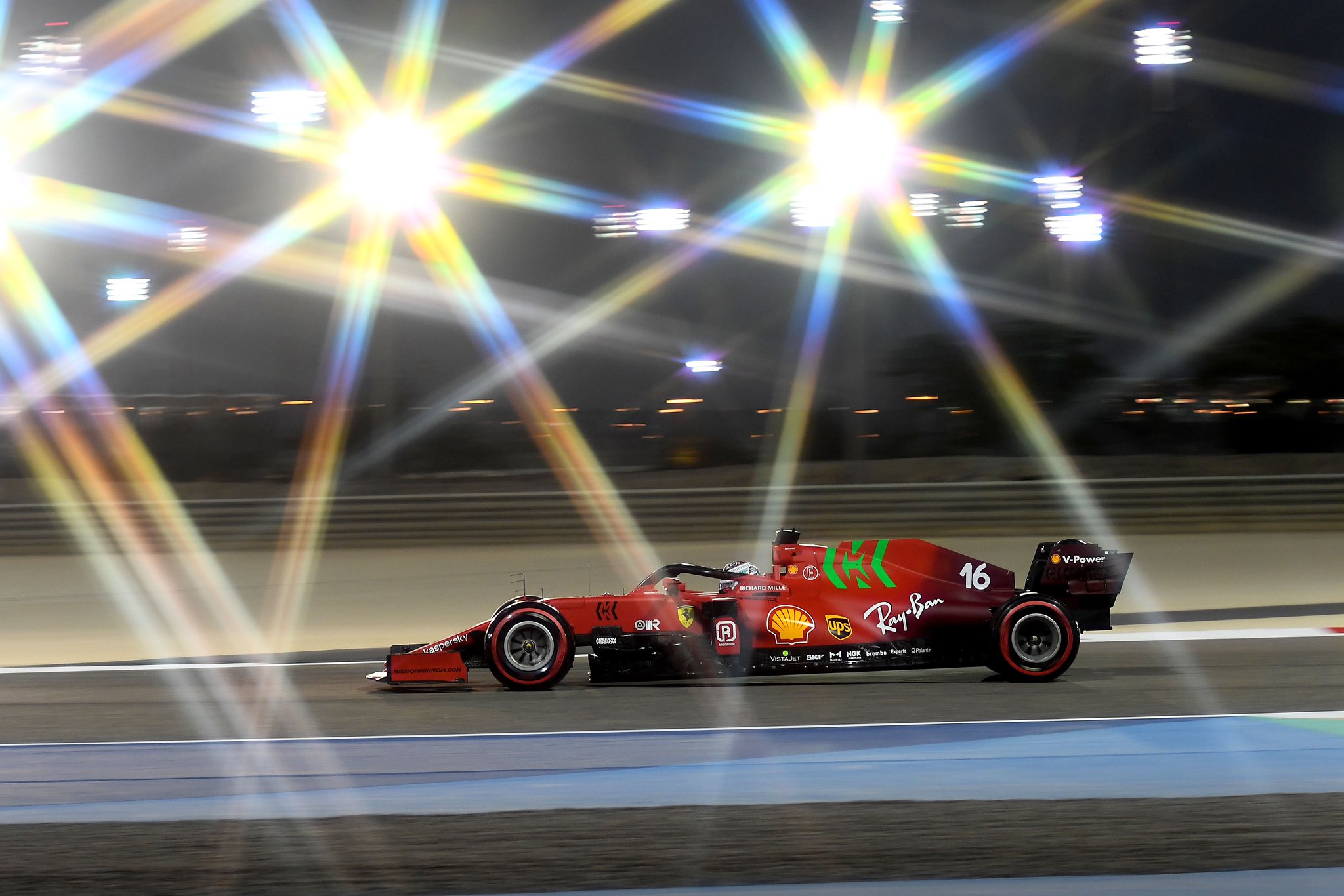 Listen: Charles Leclerc post-quali team radio: "A big step forward from  last year!" | 2021 Bahrain GP