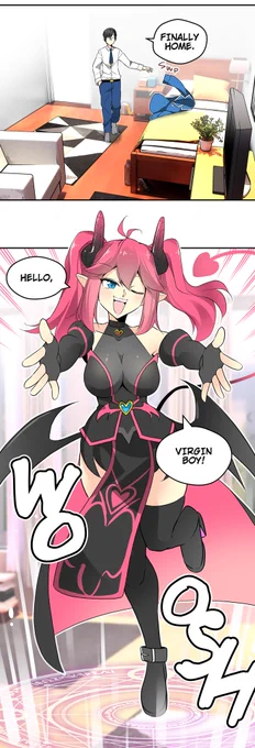 A succubus appears in your room! 