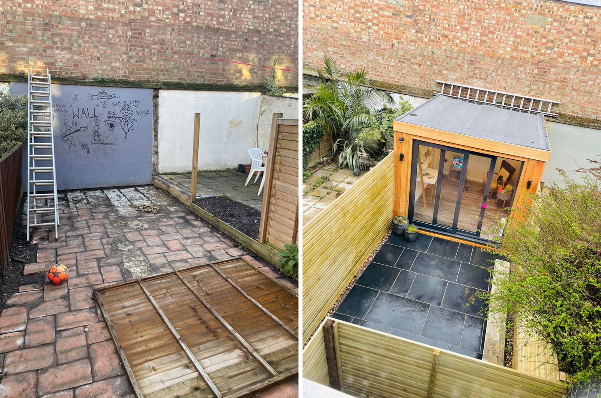 GreenwaysLSS's tweet photo. Here's a few photos from our most recent project! 

Still a few finishing touches to be done; lighting, few more plants and painting and it will be looking perfect for the summer! 

Our first time using @_LONDONSTONE's black limestone and we couldn't be happier with it! https://t.co/i5QNhKyovT