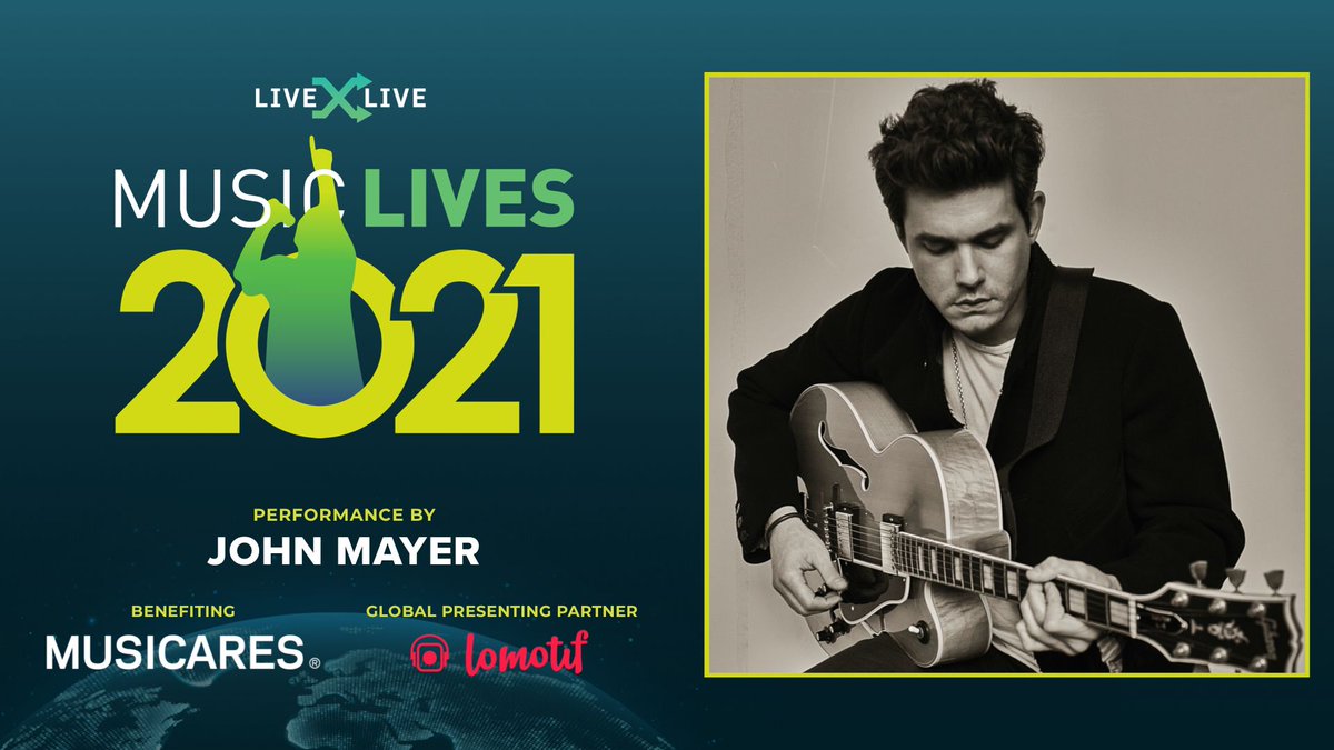 JohnMayer's tweet photo. Don’t miss John Mayer’s #MusicLives performance tonight on @LiveXLive, benefiting @MusiCares. Tune in tonight starting at 9pm ET https://t.co/u7R855CT7s https://t.co/yRDUv5ZYTR