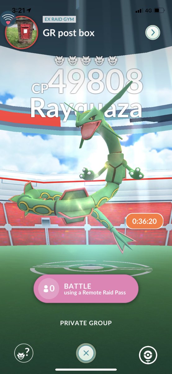 TheBurrowAC's tweet photo. Rayquaza Raid !

Drop your name and code below! 

When I like your tweet, I’ve added you 
#PokemonGOraid #PokemonGO https://t.co/lxbsyFCxxQ