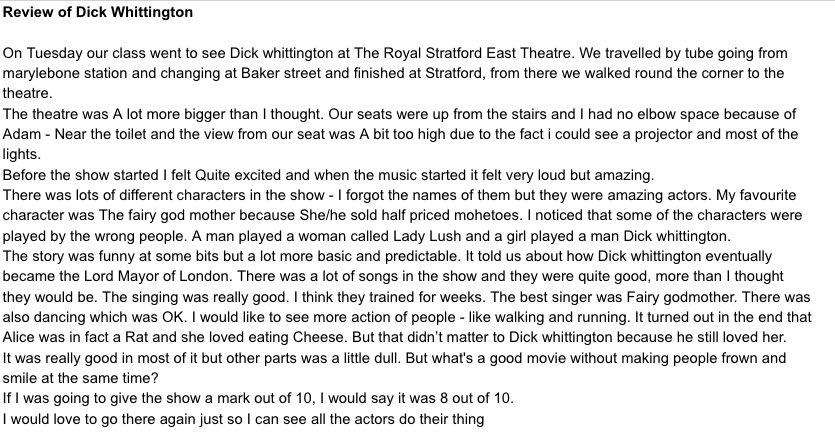 GillingwaterD's tweet photo. Here are two review of Stratford Panto the first by James G and the second by Sepehr S-N. https://t.co/5Hf2CSu9lQ