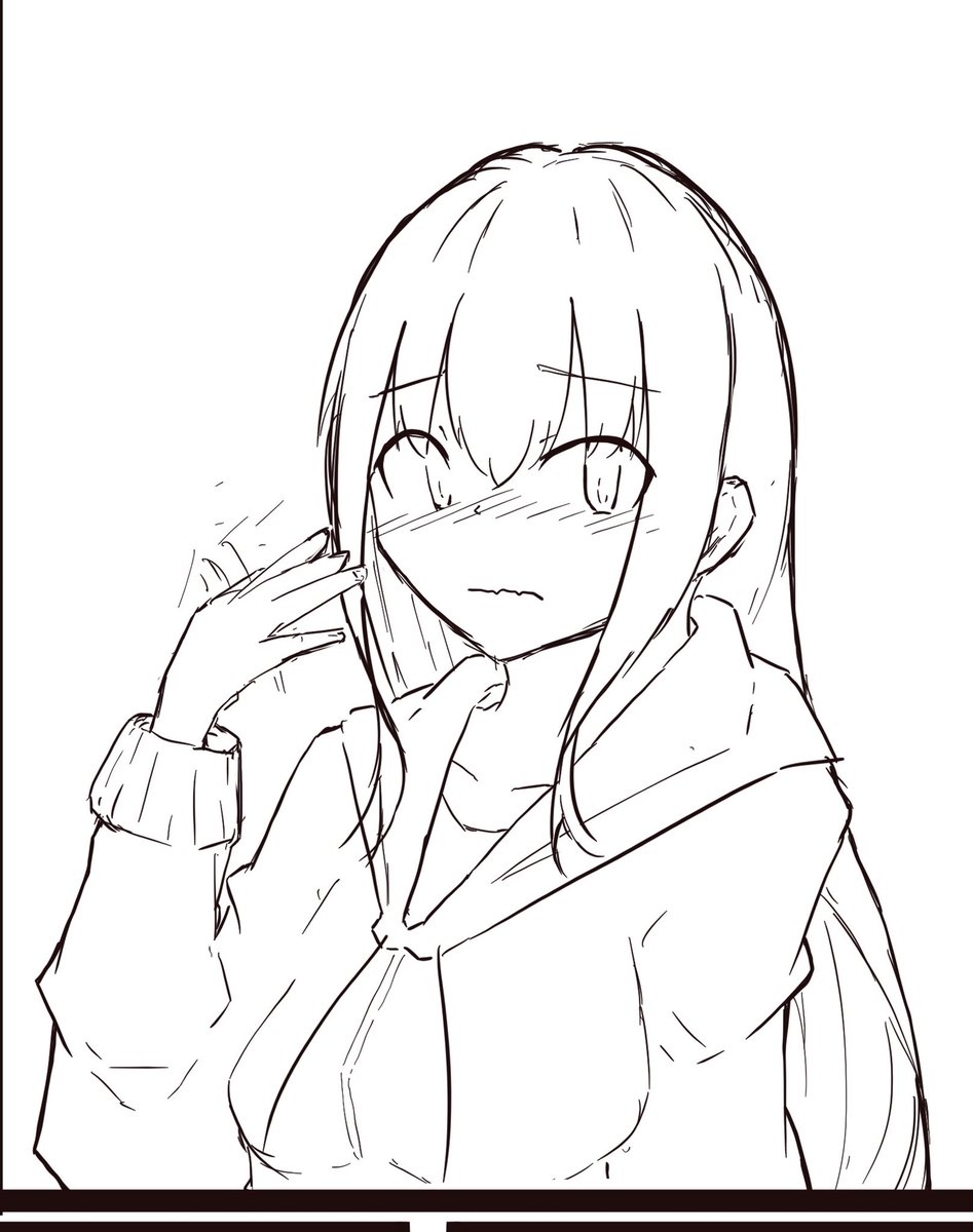 コレは照れてるシスターさん 