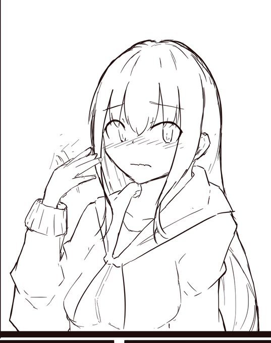 コレは照れてるシスターさん 