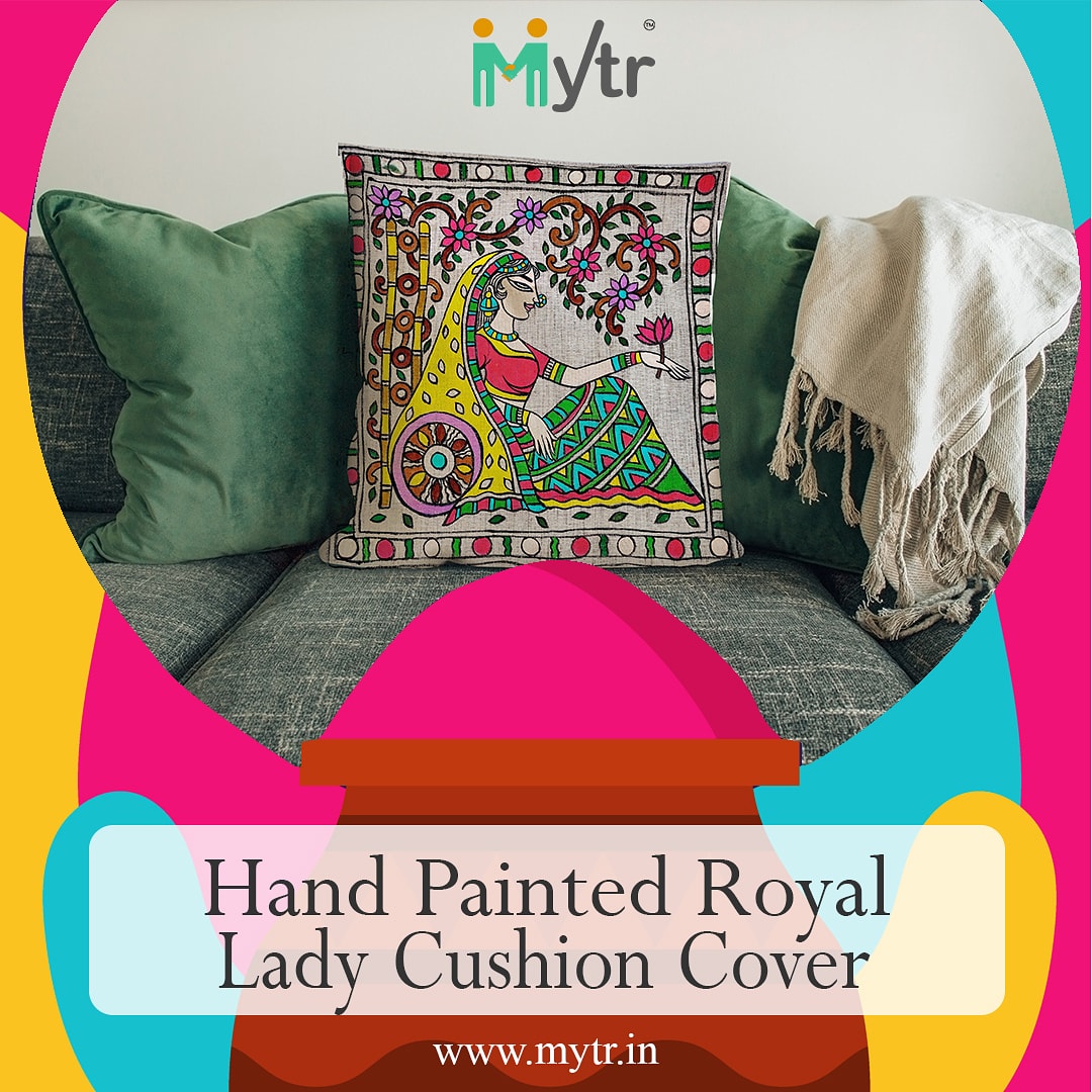 Holi time Royal style hand painted cushion with #Royal lady theme.
Visit our website mytr.in to see more beautiful products.
DM us for any queries
#cushioncovers #lovecushions #sofacushions #loungedecor #sofastyling #mytrcreators #linencushions