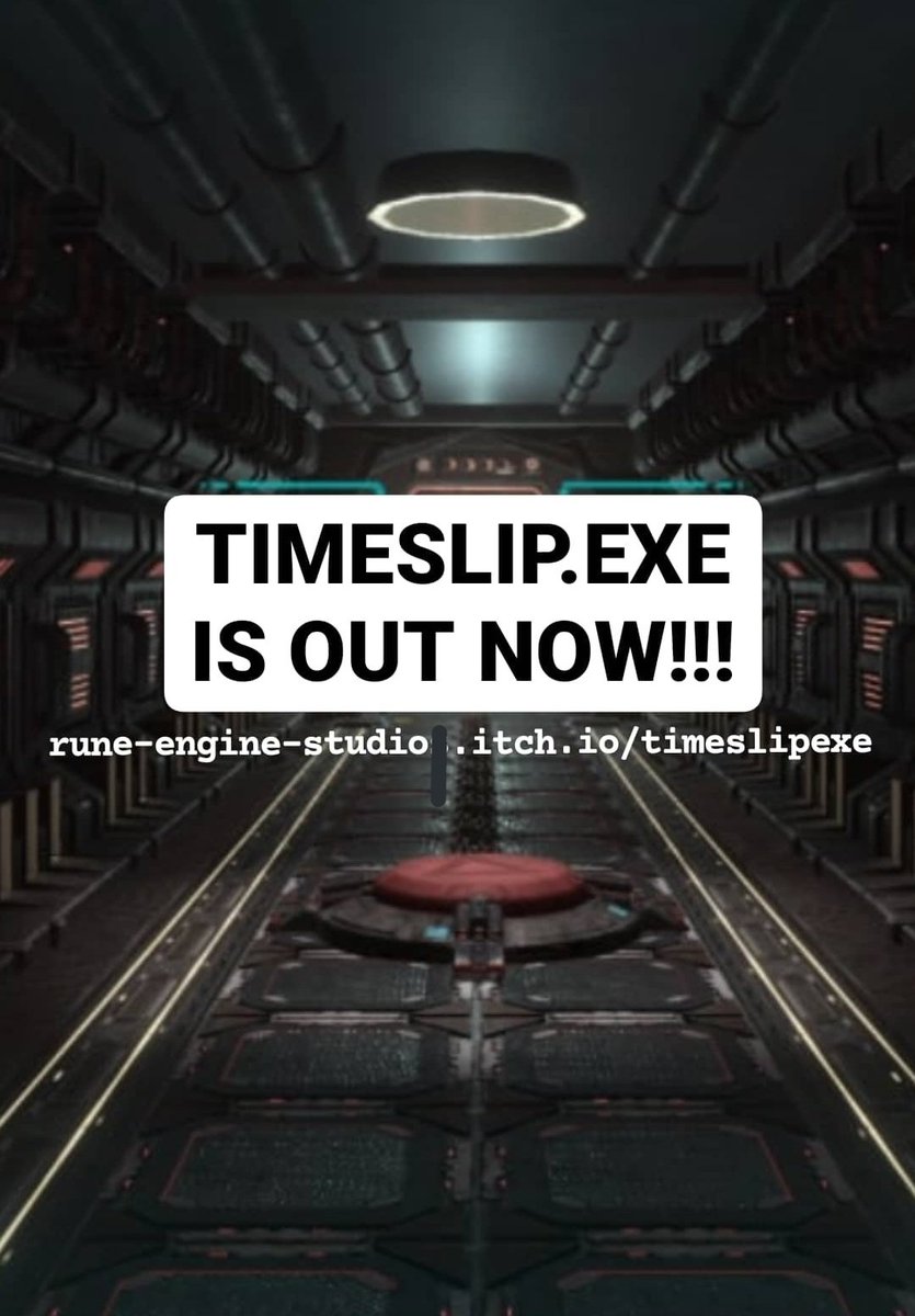 loarziel_'s tweet image. YA PODÉIS JUGAR

TIMESLIP.EXE

Totalmente gratuito!!!
⬇️⬇️⬇️⬇️⬇️⬇️⬇️⬇️
rune-engine-studio.itch.io/timeslipexe