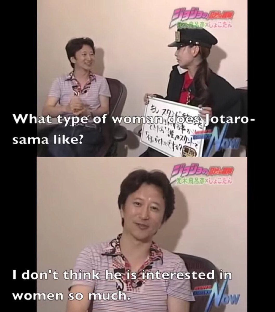 9y0Ii's tweet photo. @ferimarife I mean, judging from this interview and Jolyne's mother's appearance rate / purpose, it can be seen as a forced setting for the next generation of JOJO like Joseph's infidelity and being related to the previous generation. After all, even the author himself is hard to explain. https://t.co/WHzYZwhIAN