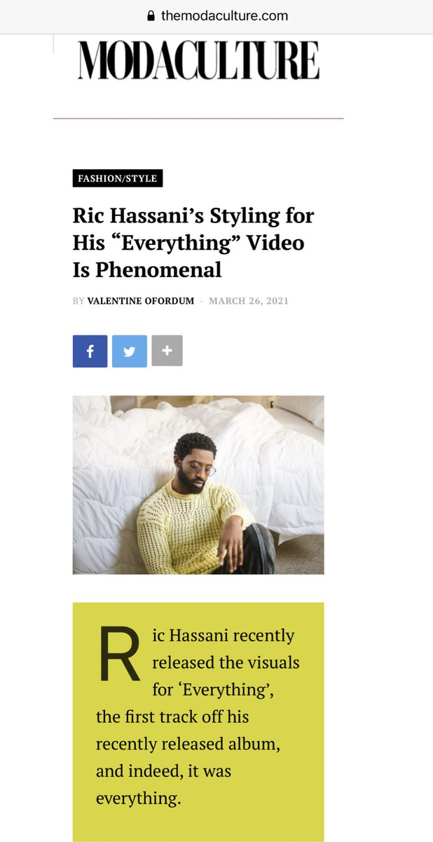 modaculturemag's tweet photo. @RicHassani’s #EverythingVideo featured the artiste in pieces from Nigerian and international Fashion houses @davidblack_ng @floydcardigancolltn @boohoomanofficial as pulled together by his style team, The Lifestyle Lagos.

🔗 in bio for more. https://t.co/17jBQmPb5V