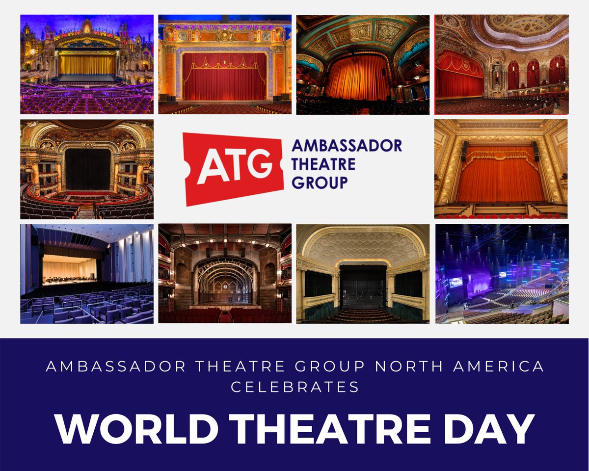 On this #WorldTheatreDay we celebrate our staff, creatives, performers, stagehands, and local communities who come together to create and experience the magic of live performance. We can't wait to safely welcome everyone back to our venues and make that magic again!