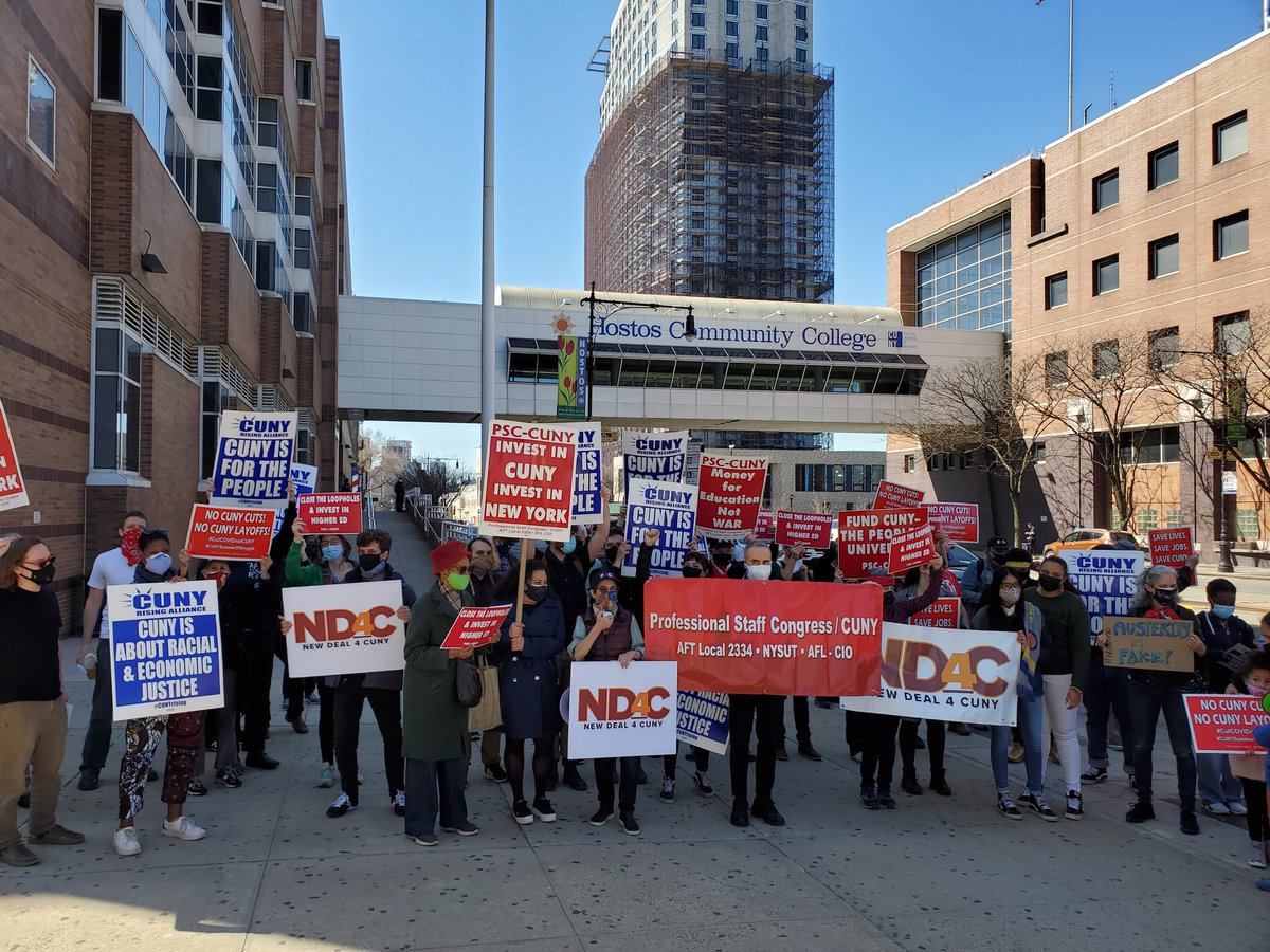 psccunygc's tweet image. #NewDeal4CUNY
