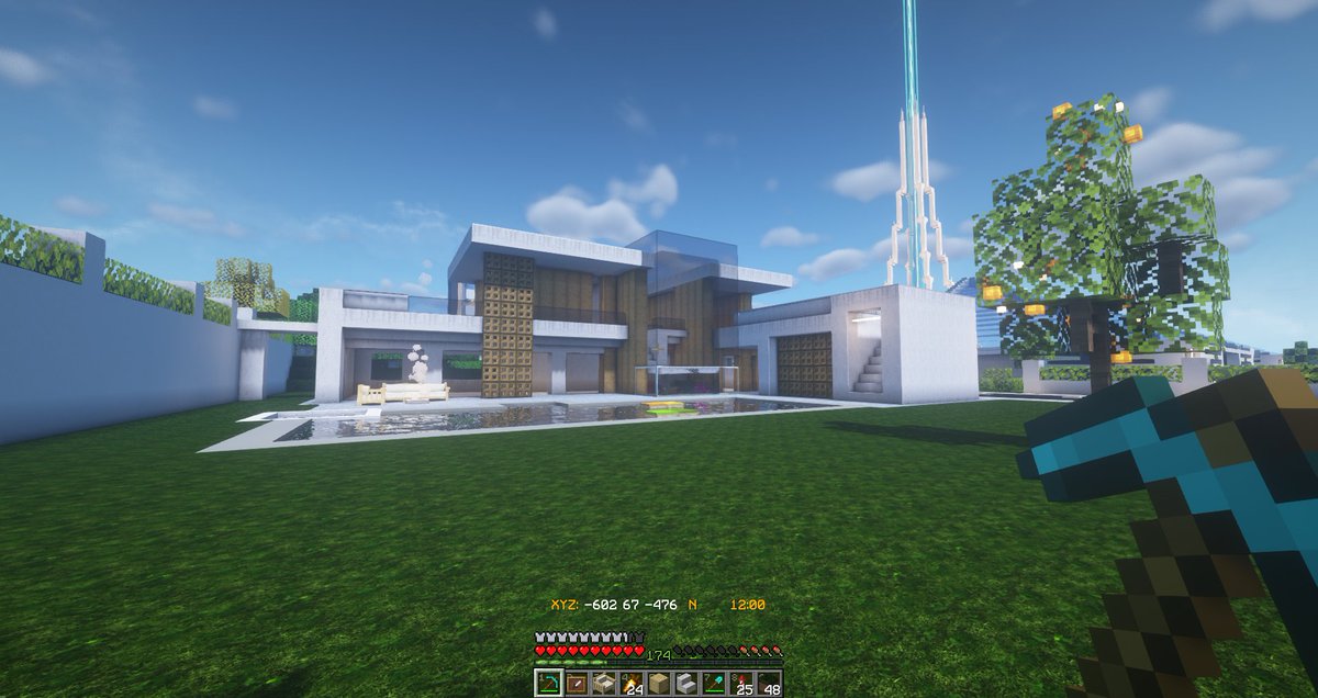 perfect addition to my area in #HawkersCraft .. thanks to <a href="/WorldofKeralis/">Keralis</a> for the base design tutorial - made a couple changes though