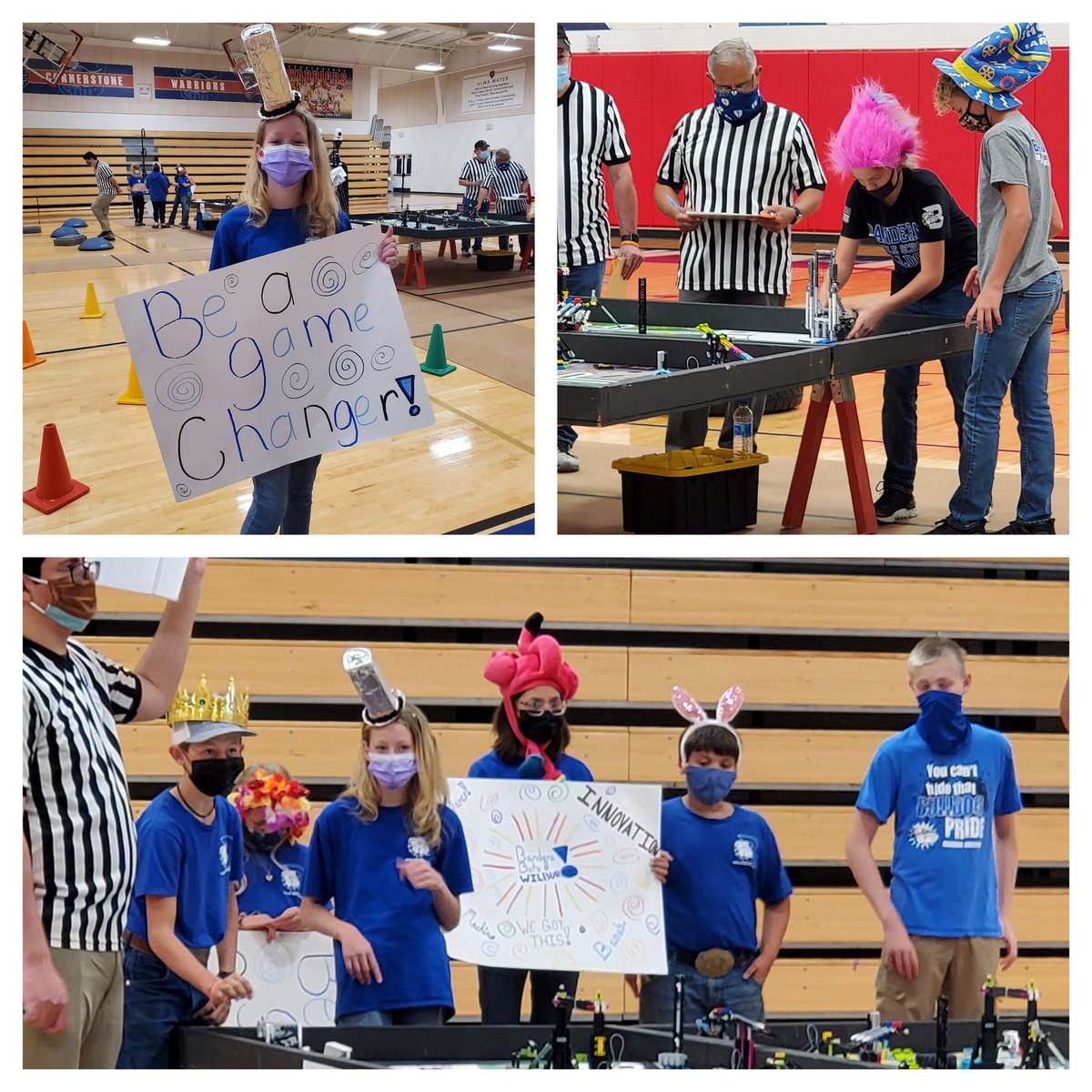mrssimonscience's tweet photo. #FLL Robot Games today! Let's go Bandera Robotics!!! #GameChanger @BanderaISD @BanderaMiddle Thank you to Cornerstone Christian School and @FIRSTAlamo for hosting this awesome event! https://t.co/OLnOmY7hLL