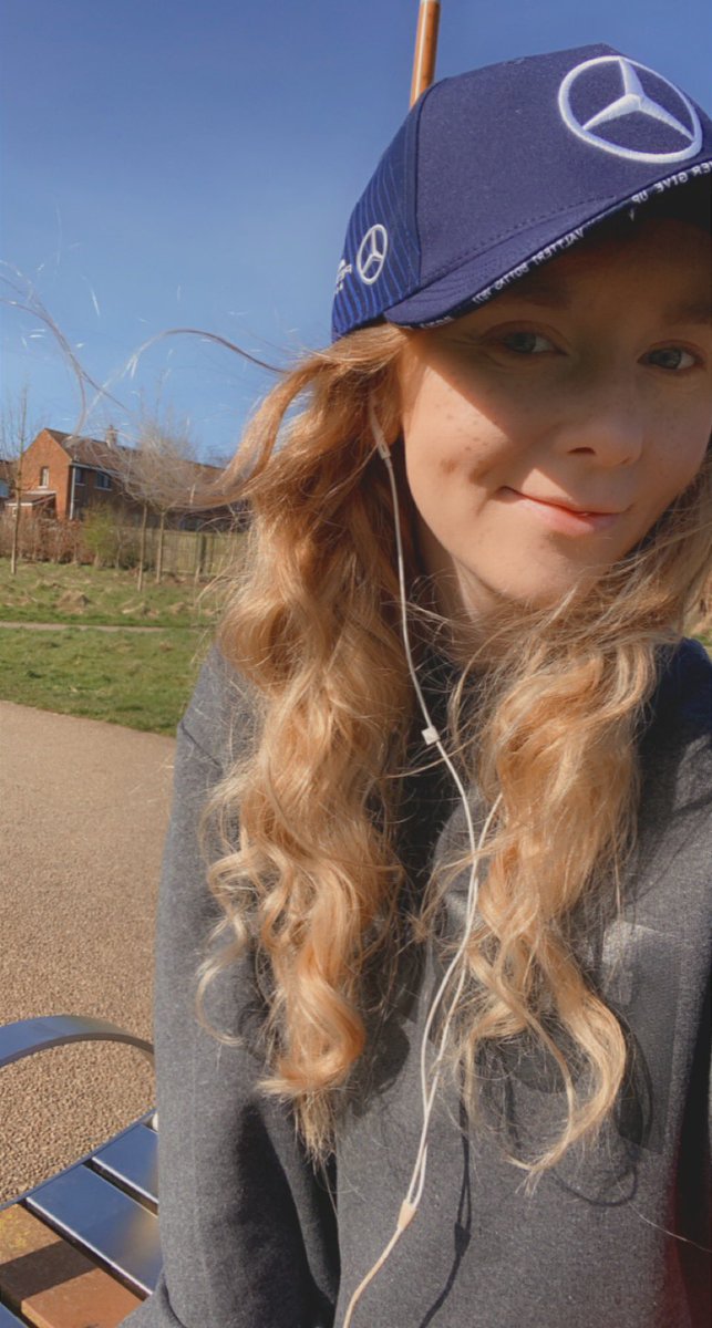 LittleOneHayley's tweet photo. It’s an @F1 start of season kinda weekend ❤️🏎 from a much sunnier day but repping @MercedesAMGF1 https://t.co/p1cITZXWav