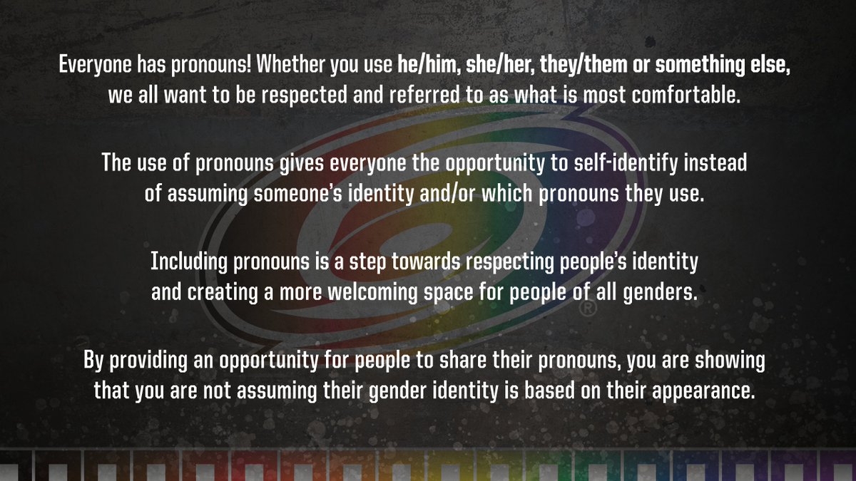 Language matters. Including pronouns is a first step toward respecting people’s identity.