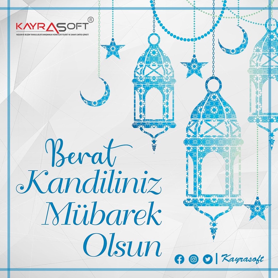 kayrasoft's tweet photo. Berat Kandiliz Mübarek Olsun! 🕌
#beratkandilinizmübarekolsun
#turkey #muslim #muslimworld #webtasarım #webdesign #webdeveloper #webdevelopment #website #grafiktasarım #seo #sosyalmedyayönetimi
#graphicdesign #socialmedia #socialmediamanagement #social #samsunwebtasarım #istanbul https://t.co/iJdnrTSa8H