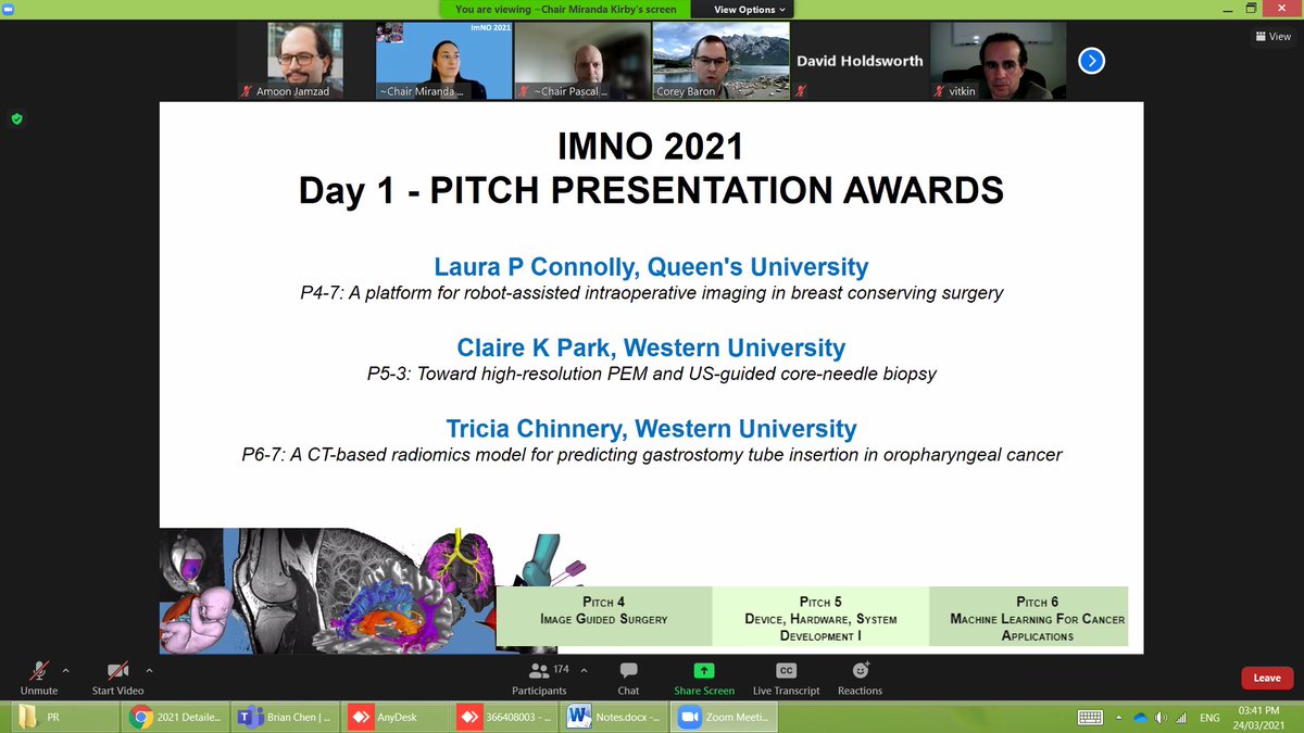 PerkLabResearch's tweet photo. Furthermore, three @PerkLabResearch and @MediLabQueens MSc students took home well-deserved awards for their amazing pitches! Congratulations to Laura Connolly, Alice Santilli, and Andrea Perera-Ortega! #womenintech #computerscience #biomedicalcomputing https://t.co/VQyTkhS2Ew