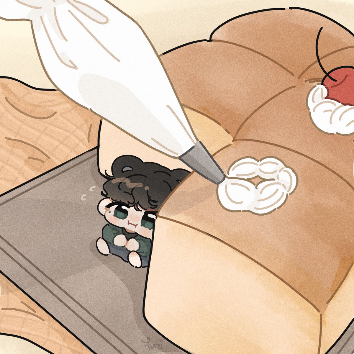 「Taetae bakery?
#V #btsfanart 」|yuziのイラスト