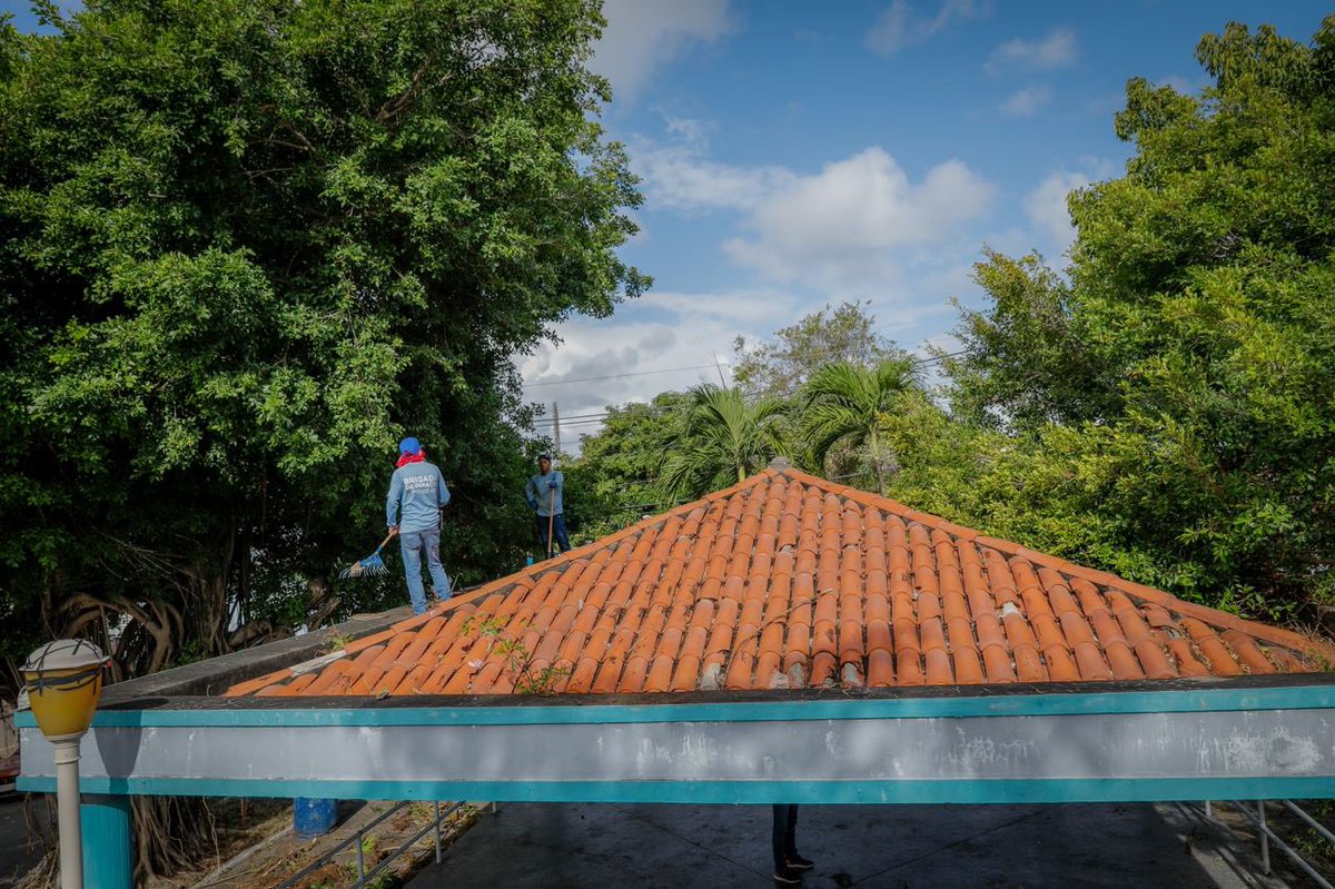 🟡[Entérate] La Brigada de Impacto continúa atendiendo zonas alrededor de San Juan, ayer se trabajó la Plaza Bolivar #CiudadCapitalPR