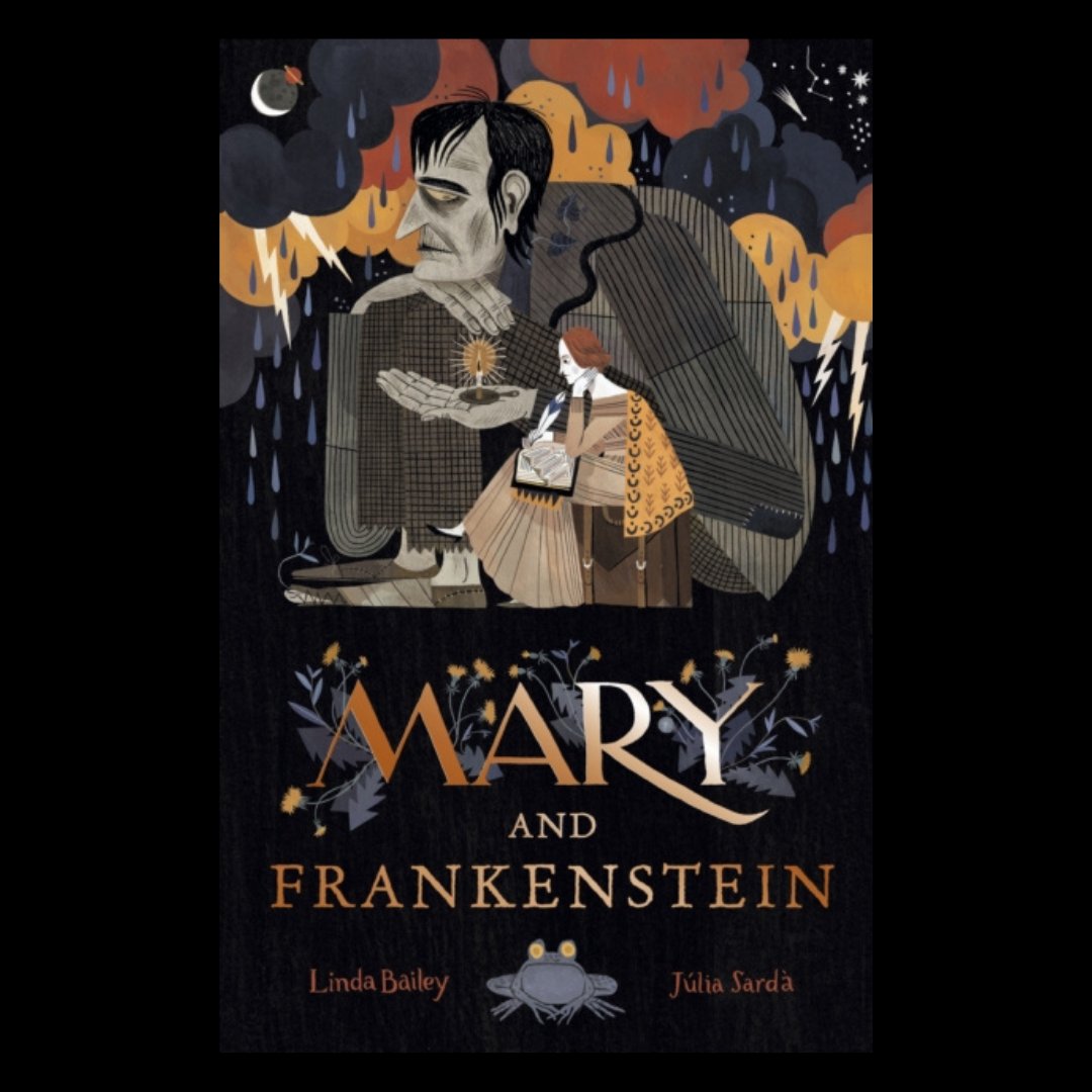 7Stories's tweet photo. It began with a girl named Mary. She liked to daydream and imagine. Mary grew up to write Frankenstein! Find more #7SRecommends for #WomensHistoryMonth here - https://t.co/4uJGLhoeCR @AndersenPress #MaryandFrankenstein #MaryShelley #LindaBailey #JúliaSardà https://t.co/QK5S4EN4Qf