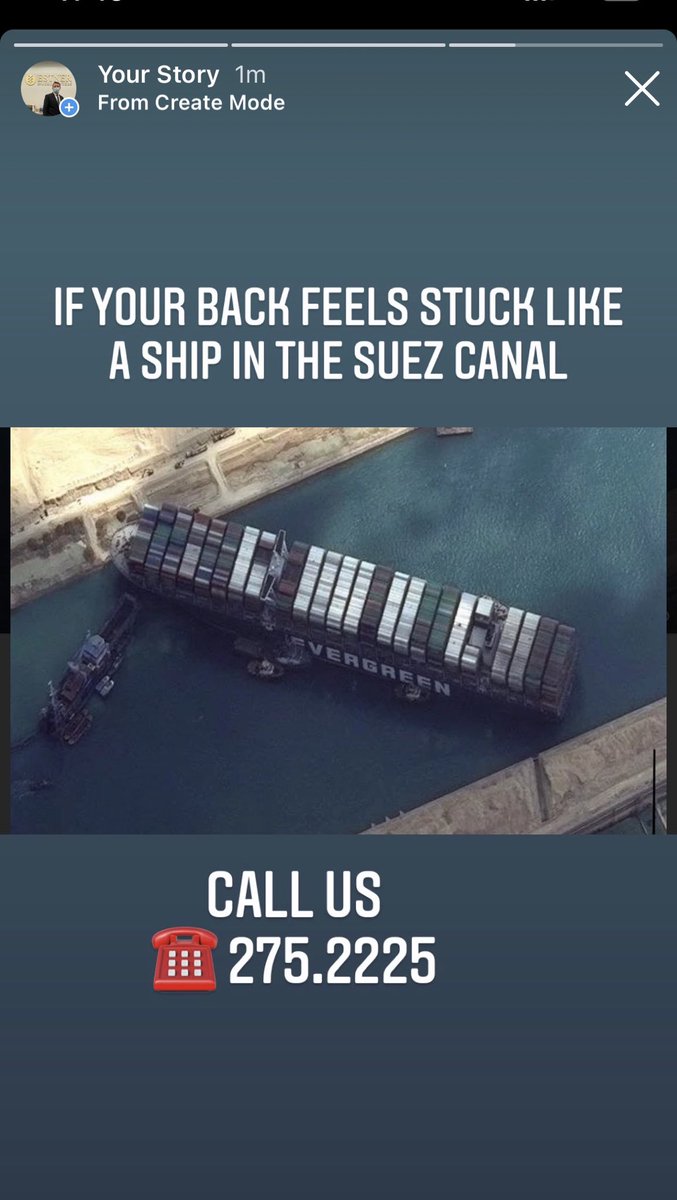 EstnerInjuryCtr's tweet photo. #suezcanal https://t.co/RMWswaKkLW