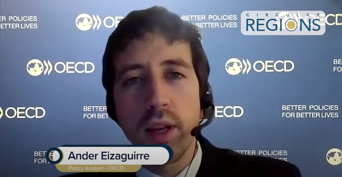 Hear Ander Eizaguirre of the OECD Centre for Entrepreneurship, SMEs, Regions &amp; Cities congratulating Umeå kommun on taking the first concrete steps as a follow up to the OECD Circular Economy in Cities &amp; Regions Programme... #CircularRegions #CircularUmeå 
youtu.be/YuWjYapvHdg?t=…