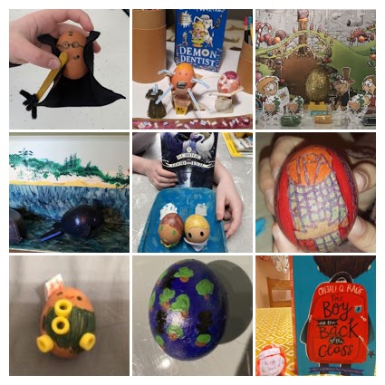 valleygardensnt's tweet photo. Lots of creative entries to our Y5 Book-themed Egg Competition. 🥚📚 #vgmsy5 #vgmsreading #vgmsdt
If you didn't make one you might want to over the holidays. https://t.co/nUhDyo3PYB