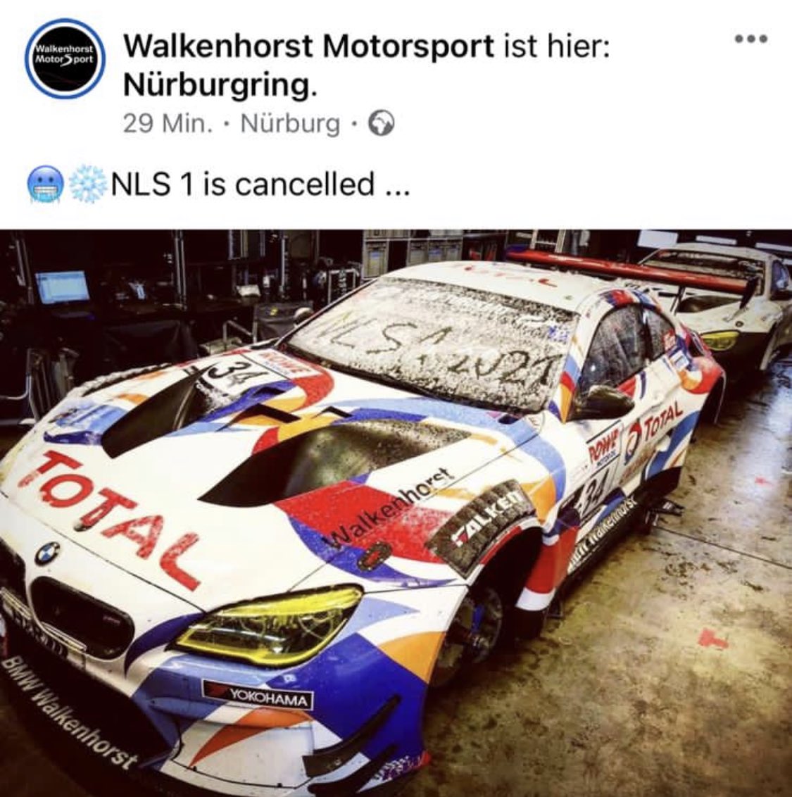 Today Pro cyclists <a href="/VoltaCatalunya/">Volta a Catalunya</a> will finish <a href="/Circuitcat_eng/">Circuit de Barcelona-Catalunya</a> while  <a href="/vln_de/">Nürburgring Langstrecken-Serie</a> is cancelled due to ❄️ <a href="/nuerburgring/">Nürburgring</a>... <a href="/Walkenhorst_MS/">Walkenhorst</a>