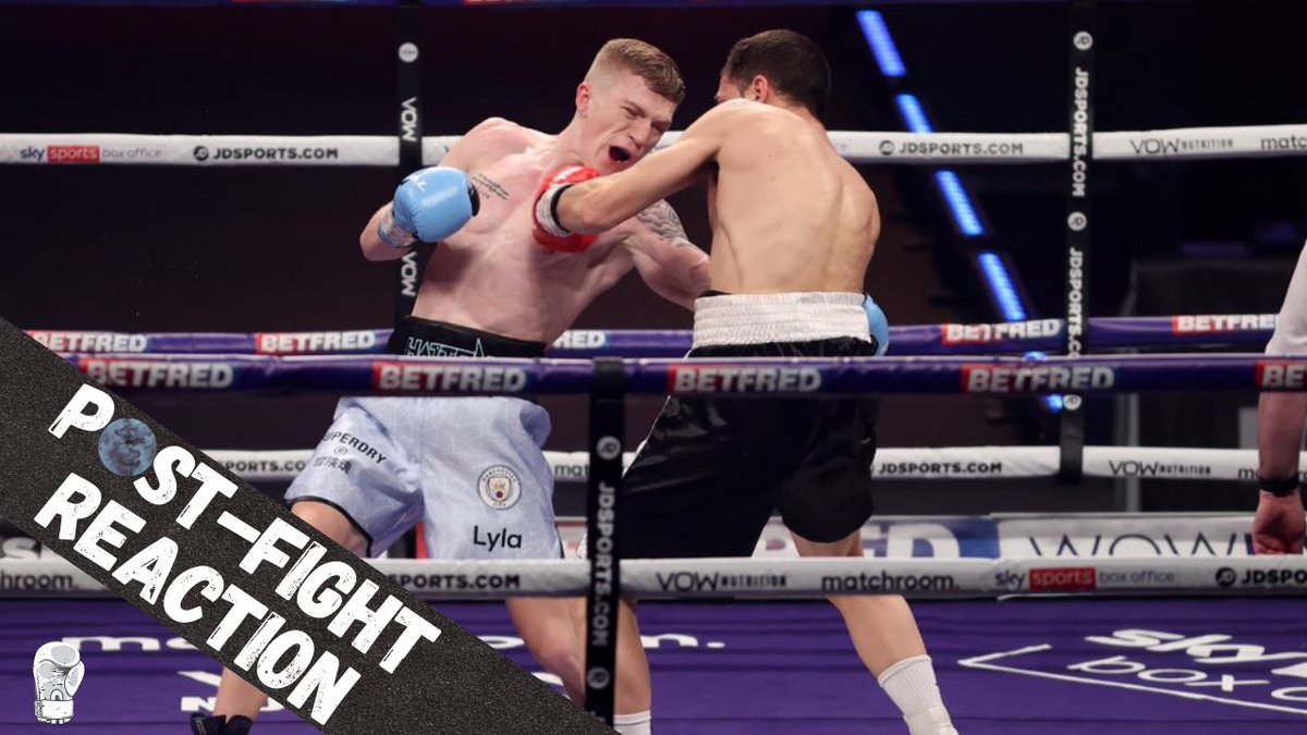 ChrisMcFarlanee's tweet photo. NEW Post-Fight Reaction video!
New moon? | Campbell Hatton beats Jesus Ruiz | Post-Fight Reaction 🥊
🔗 https://t.co/dob0ExG2ZT
#HattonRuiz #PovetkinWhyte2 @CampbellHatton @HitmanHatton @MatchroomBoxing @SkySportsBoxing @DAZNBoxing @MagicMattHatton https://t.co/8rfWFZHxaN