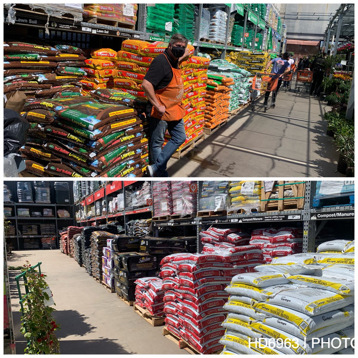 It's 2pm, what does your D28 recover and customer service look like? DH Jeff and his team have restocked nearly 12 pallets of soil and mulch since 9am not missing a beat to keep the bays full for our customers. HD6963
@downeypackerfan <a href="/RoyStrait/">Roy Strait</a> <a href="/Steven_Mousseau/">Steven Mousseau</a> <a href="/TommyZecena_THD/">Tommy Zecena</a>