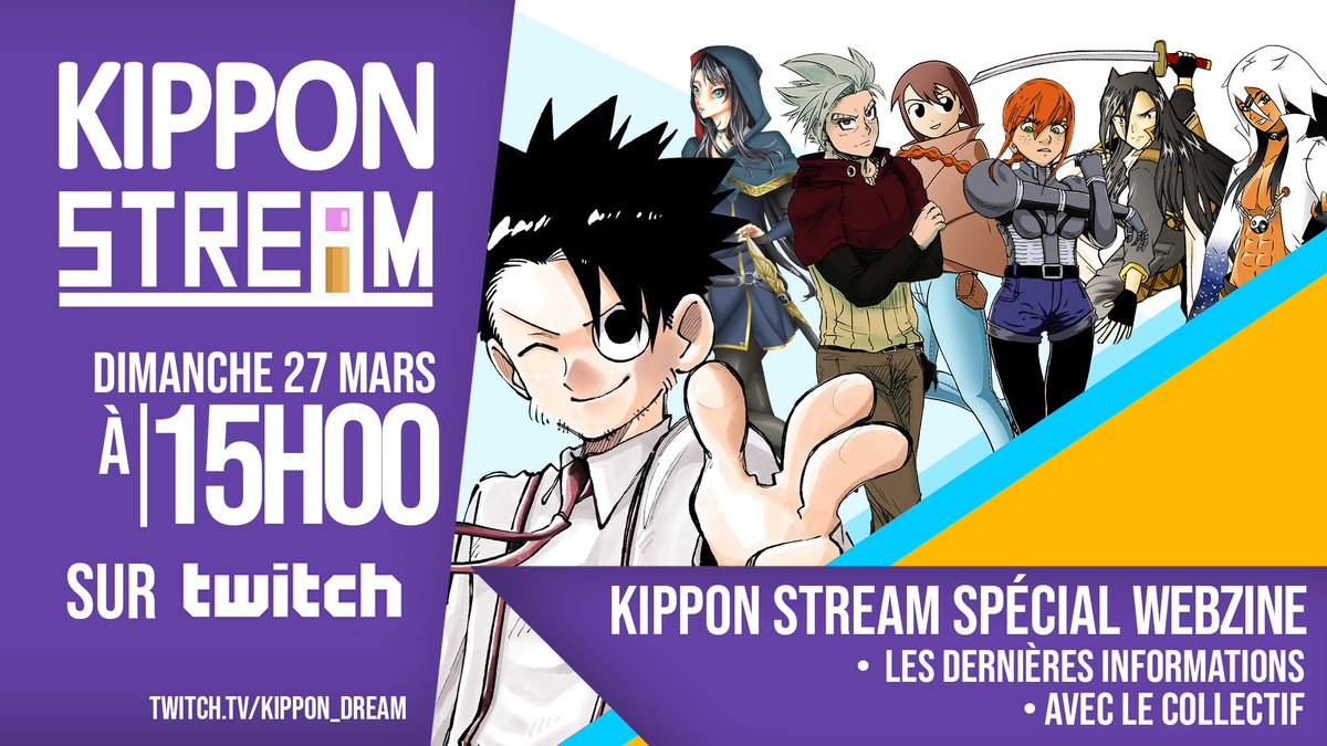 KipponDream's tweet photo. Rendez-vous demain avec @_Neald @EsperanceSimon @Em4sh @k_e_o_p_s_ et peut-être encore d'autres invités surprises pour un live spécial Webzine !
Il se peut même qu'on vous dévoile la couverture...
Rdv à 15h, FAV&amp;RT pour nous soutenir :)
https://t.co/anD1UgNiUP https://t.co/uIGIDbmH1V
