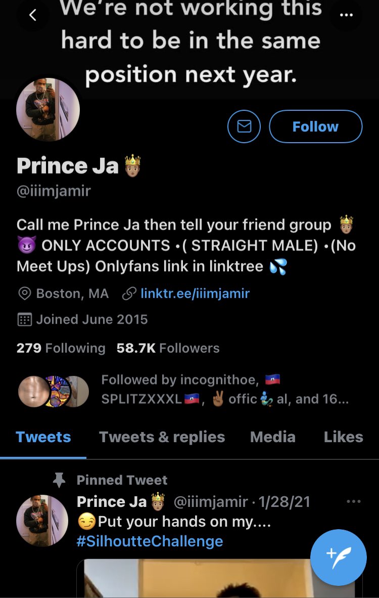 OnlyFanScammers's tweet photo. JAMIR❗️❗️ He looks good, that’s it, that’s all. His sub price is $20 and most of his vids are 30secs or less non verbal j/o vids....he has 1 vid that’s 3mins but you can see the best part of that video on his Twitter for free. COMPLETE WASTE OF MONEY❗️❗️Much potential tho👎🏽👎🏽👎🏽👎🏽 https://t.co/mYIT0YHfEF