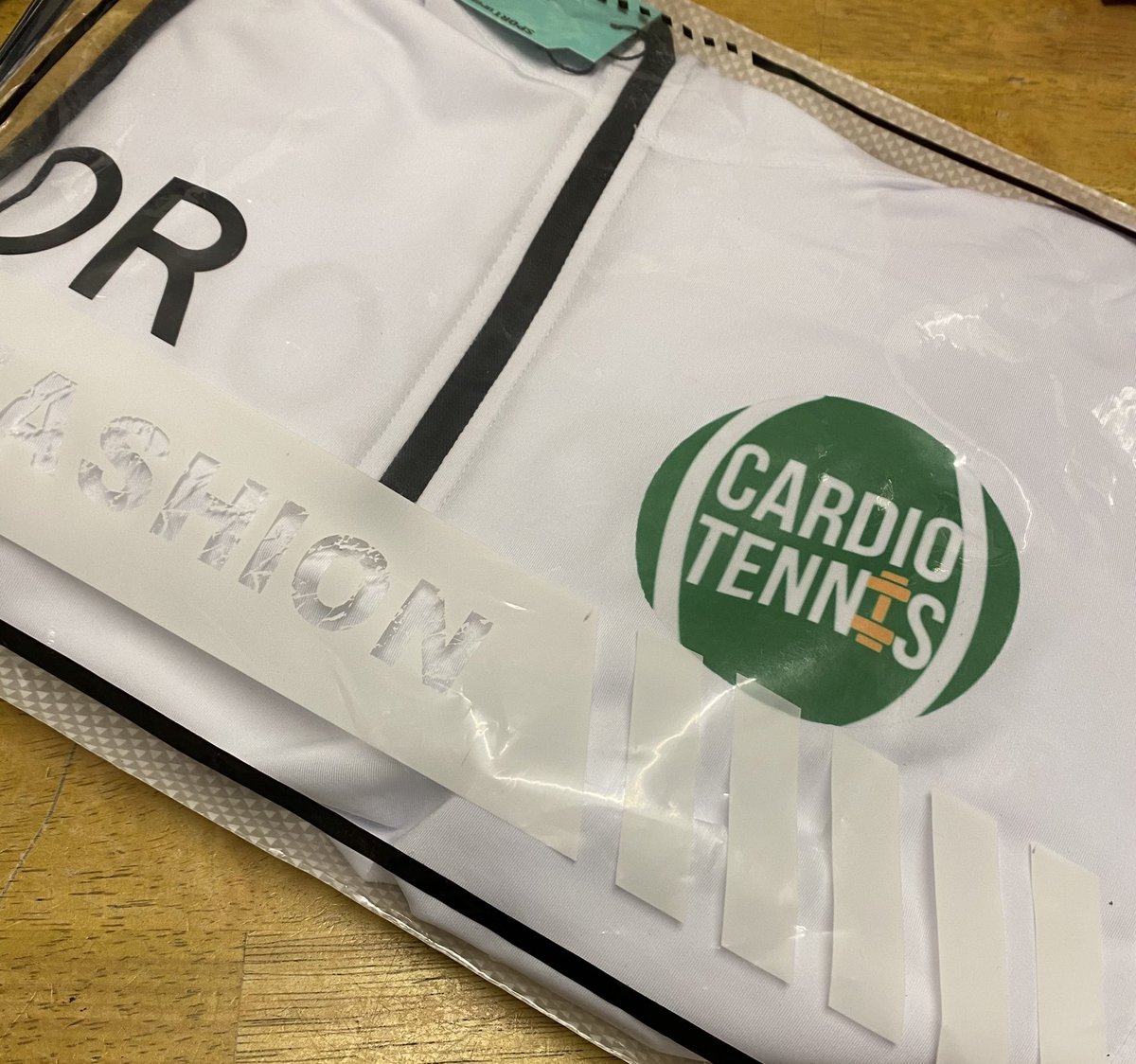 CardioTennis's tweet photo. Great to see the finished product. Look forward to giving these to those that have ordered them. Not long until we’re back on court 🎾 https://t.co/ut5GRhT2qv