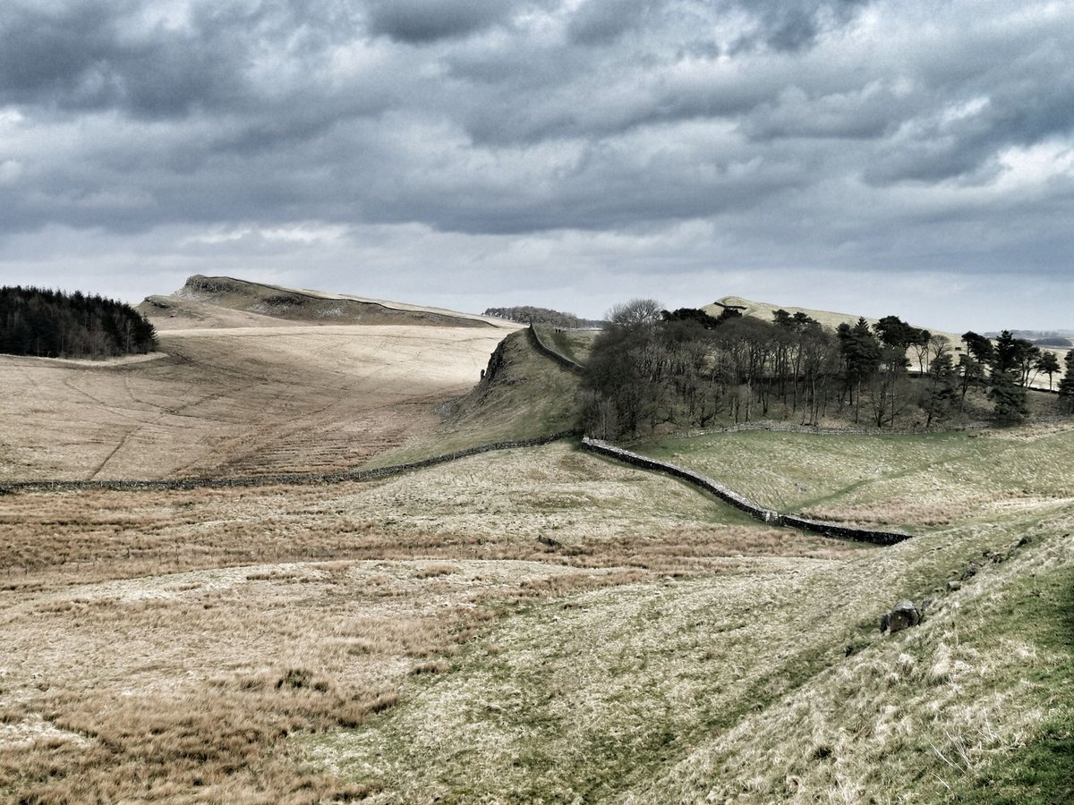 Amazing day filming on Hadrians Wall for a new period short film Cathy.