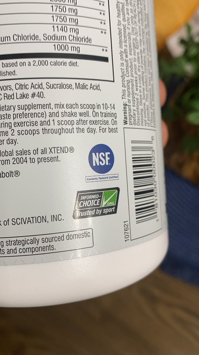 Look for that <a href="/NSFCertForSport/">@nsfcertforsport</a> stamp on any supplement you purchase! 

- free of banned substances
- safe for athletes to use