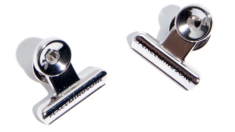 PMO BULLDOG CLIP PIN SET #1 SILVER-