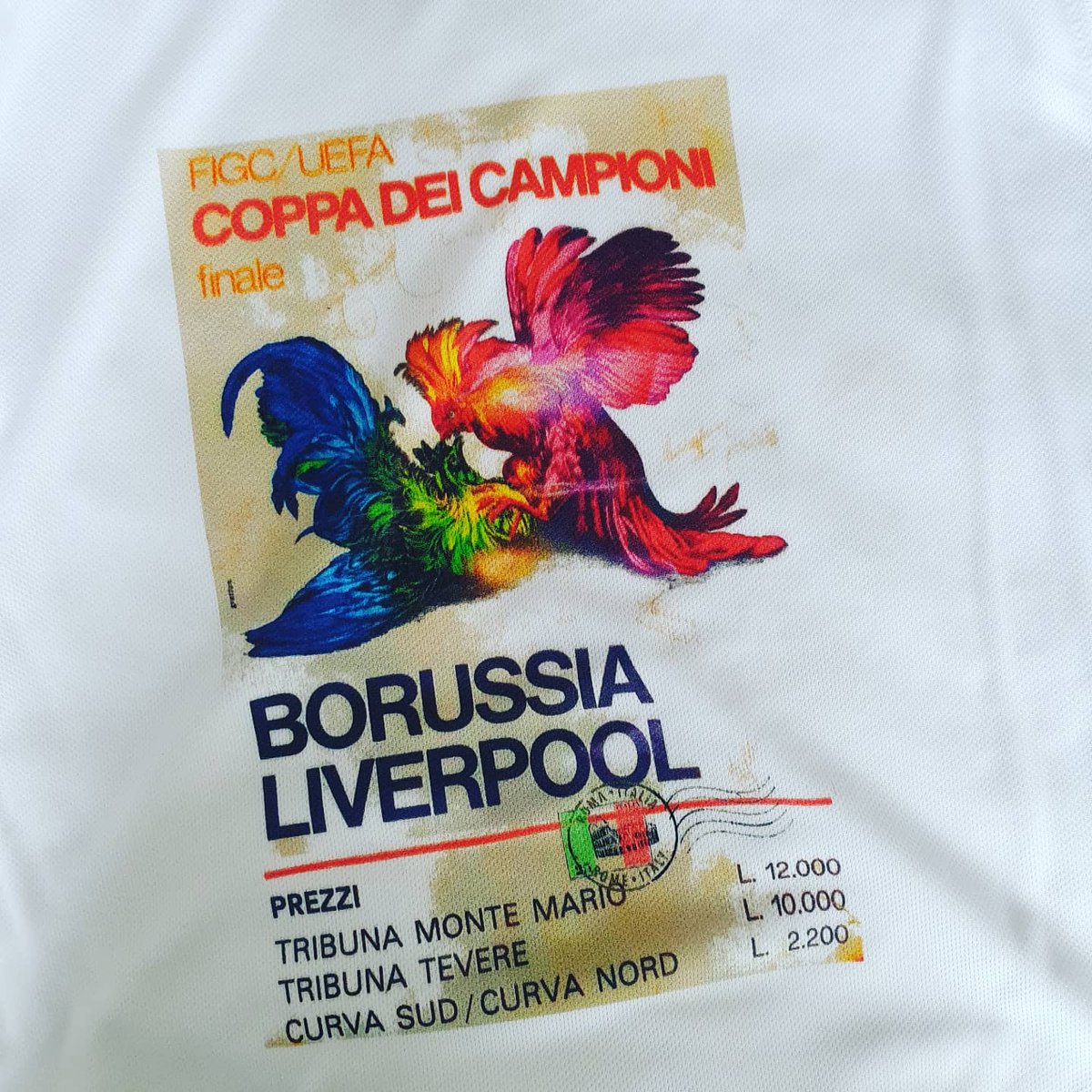 FutebolRed's tweet photo. Original promo material from 1977 European Cup Final in Rome - classic design for all #LFC fans and one of our most popular requests #stadioolimpico #rome77 #europeanchampion #europeancupwinners #liverpoolfc #mcdermott #smith #neal #paisley #campioni #tdefutebol #bedifferent πβ½οΈ https://t.co/XdYGCGB2u3