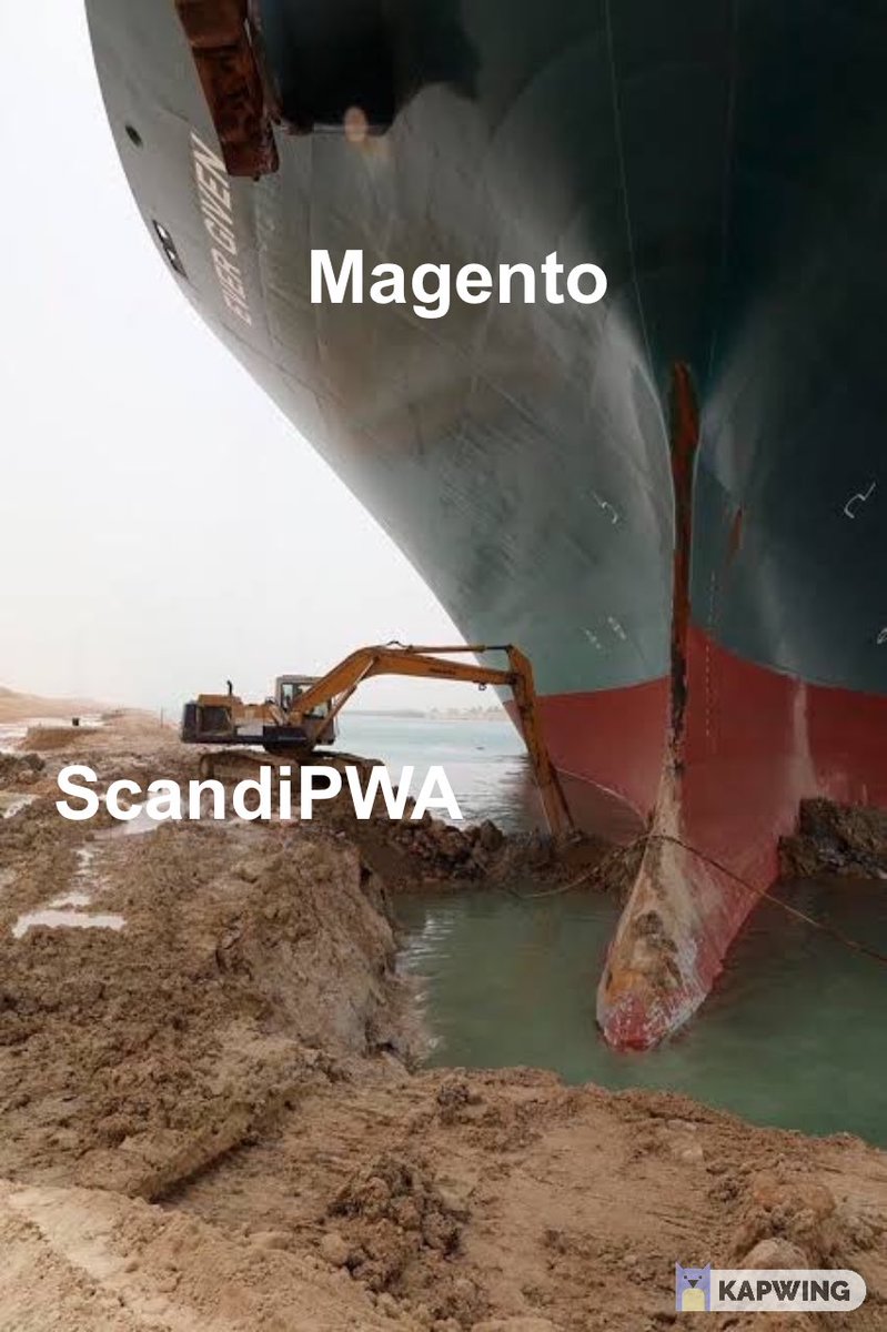 arshadpookom's tweet photo. #Magento #ScandiPWA #Evergreen #suezmemes https://t.co/YszzbcA3Jc