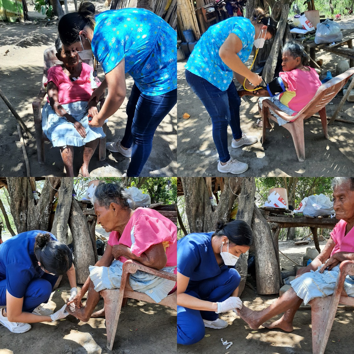blessbackworld's tweet photo. The staff at Clinica Mejor Salud serving the homebound in their community.

#blessbackworldwide #healthcareforall #medicalhelp #mission https://t.co/S22pkyDmpB
