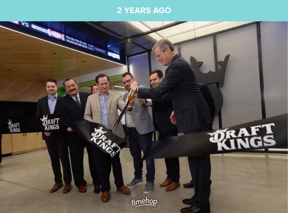 RonMariano's tweet image. Two years ago we were at the ribbon cutting for @DraftKings’s Boston HQ. Today, they still can’t offer all its products in their own state. It’s time to change that. Let’s legalize sports betting - and seize the opportunity to generate more jobs and bring +$50m annually to MA.