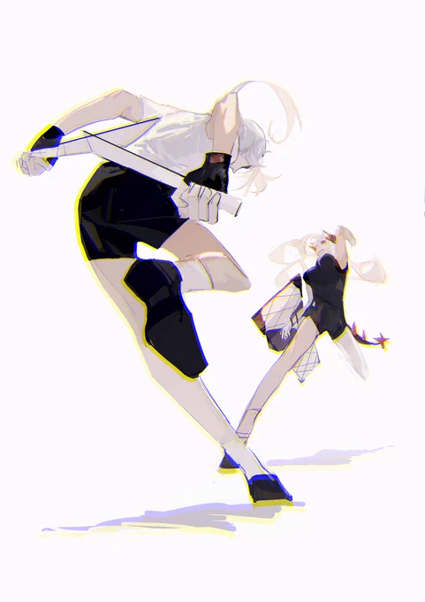 #アークナイツ #明日方舟 #Arknights #电锯人 #光熙 #塞雷娅 

私心画了帅姐姐打架 