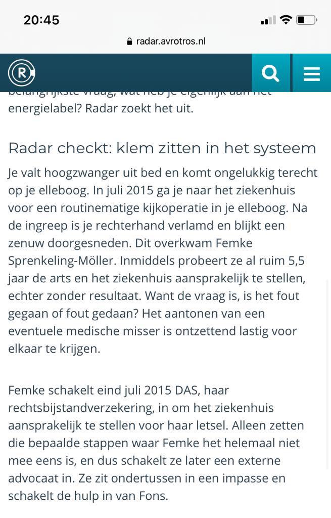 FemDolly's tweet photo. Maandagavond bij TROS radar https://t.co/DIGnuvU77J