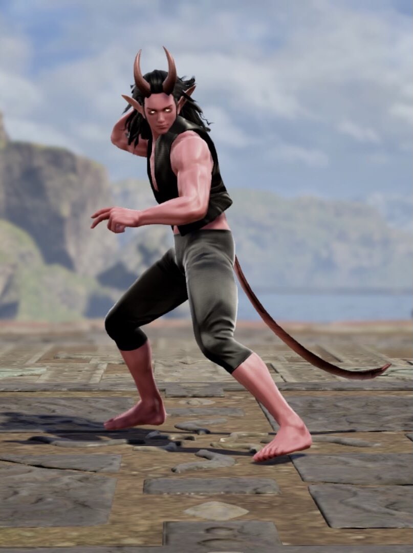 AllieOnTheSide's tweet photo. @WhiteleyFoster I made Song in Soul Calibur VI! (I know he’s a lover, not a fighter, but I couldn’t resist). Also... apparently this is as beanpole-y as SC characters get. A travesty, really. #WhiteleyFoster #OC #Song #ManSong #SoulCaliburVI https://t.co/OWmeqhsyKy