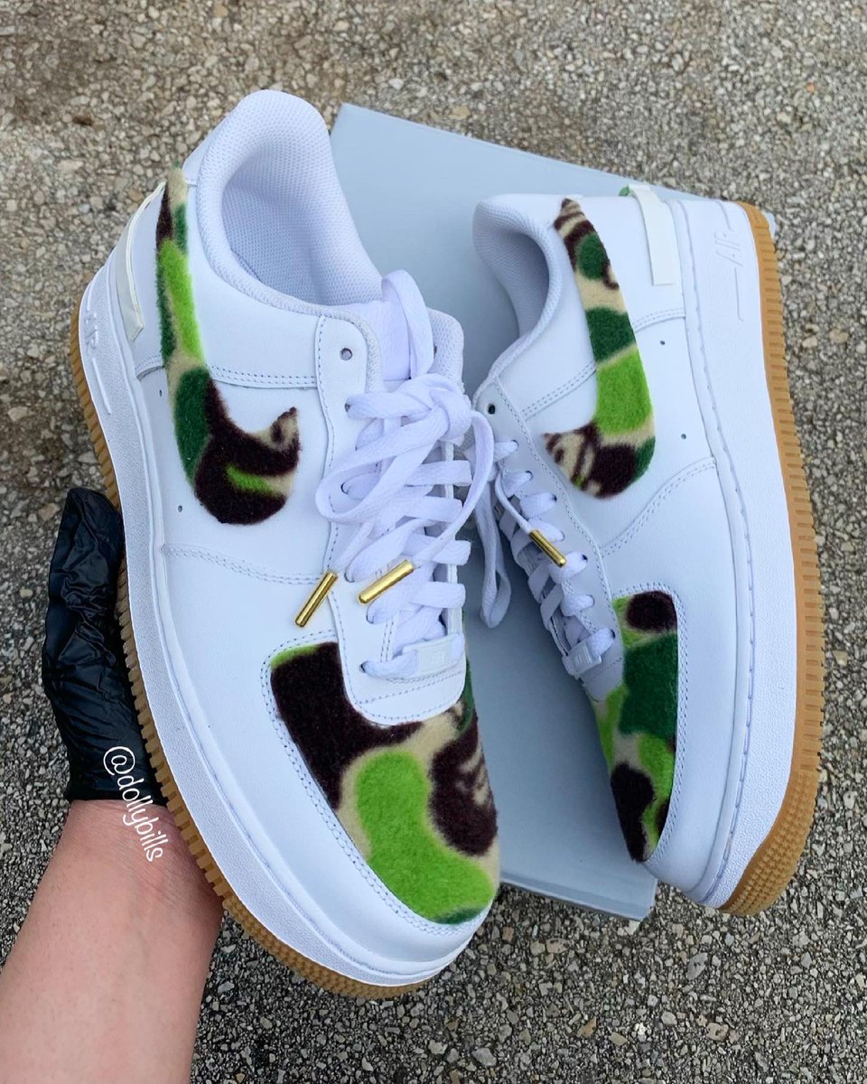 daphotoplug's tweet photo. Utility Bape Af1’s 🐵💚 https://t.co/wQw25YAAlo