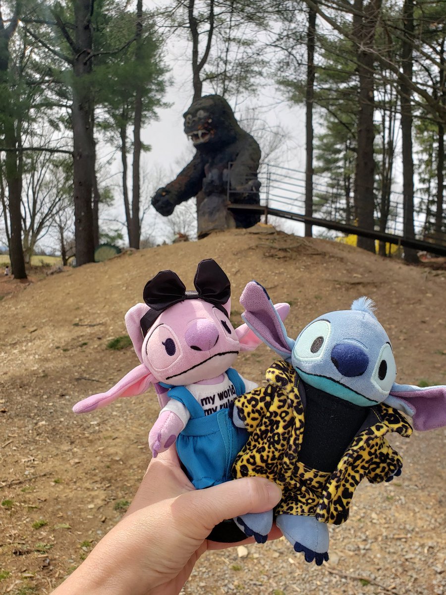 funkyartist's tweet photo. Two Disney Nuimos go to Dinosaur Land in  White Post, Virginia. #dinosaur #disneynuimos #disney #nuimos #stitch #angel #liloandstitch #whitepost #virginia #dinosaurland https://t.co/3JluFFeAAP