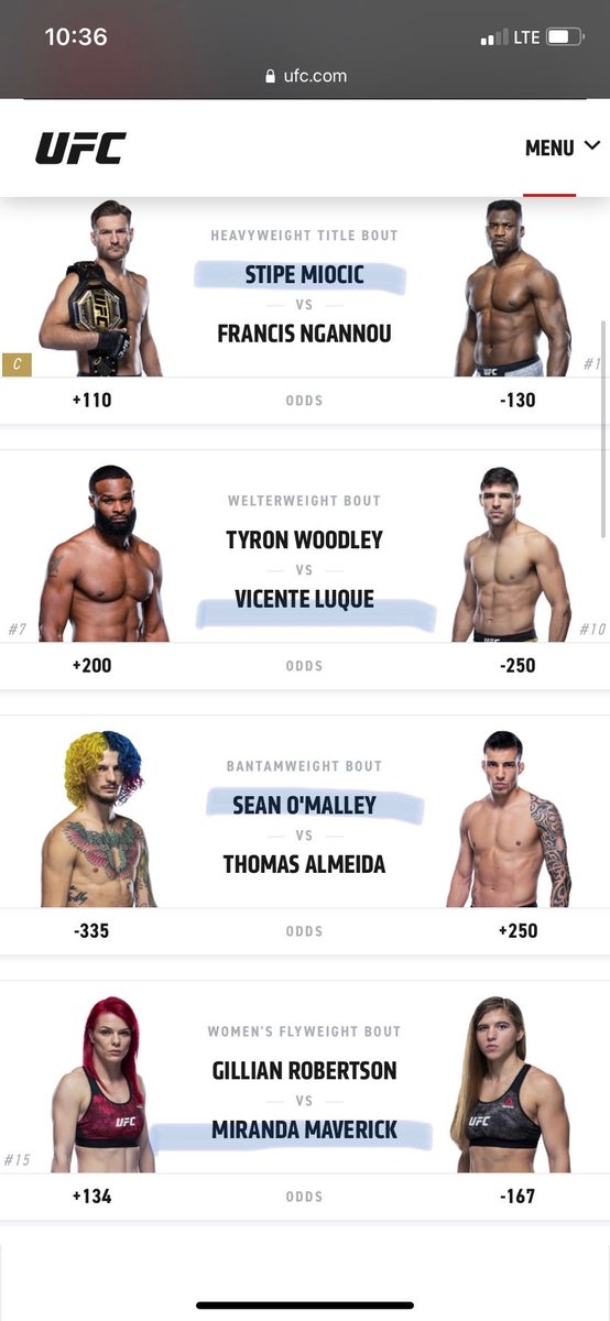 PkMcp's tweet photo. Ufc guy has these guys winning tonight: https://t.co/aD7aetCXIC