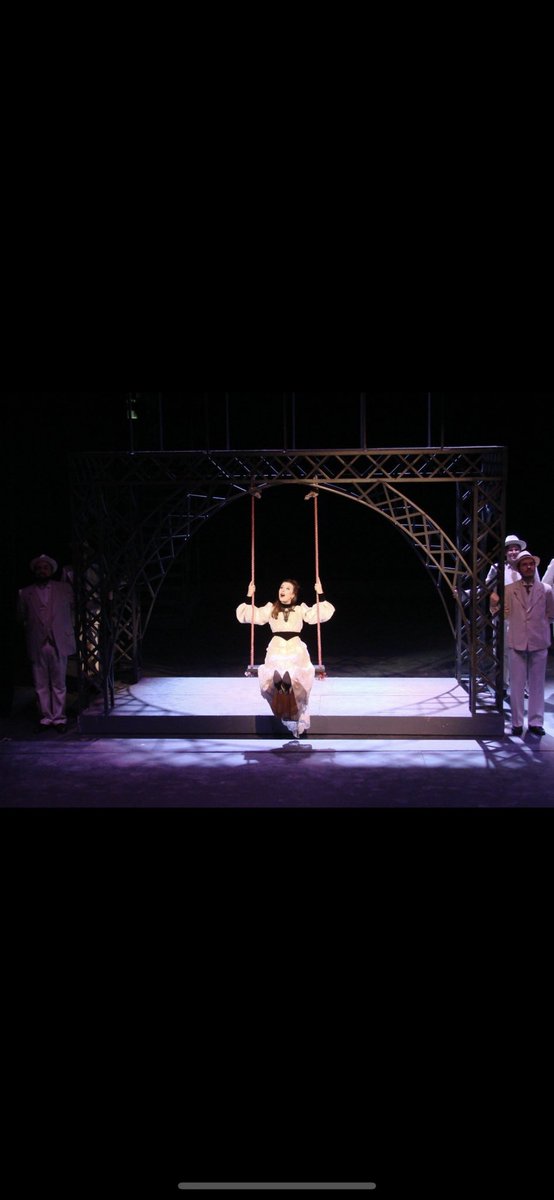 DelanieNot's tweet photo. For those who don’t know, theatre is my first love! In fact I love it so much I got my degree in it and continue to pursue a career in it! Happy work theatre day everyone!! It’s been a hard year for theaters across the globe, but the light stays on and we will return home soon. https://t.co/5L4AryOI2Q